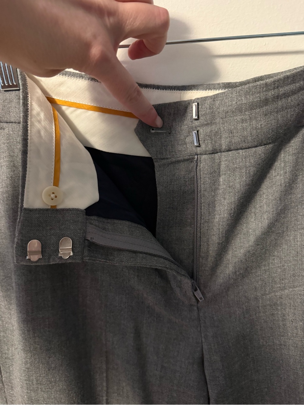J.Crew High Rise Tapered Pant in Heathered Wool - Picture 5 of 5
